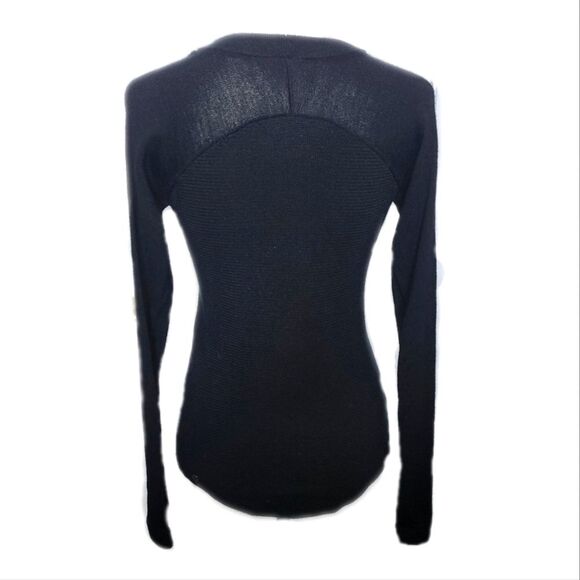 Lululemon, 100% Merino Wool, Black, Athleisure Sweater, Size XS/S - Picture 4 of 7